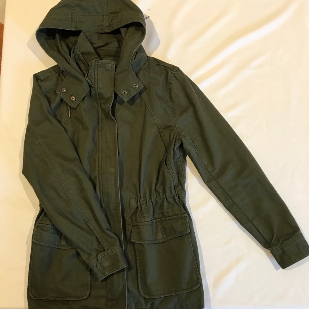 F21 Olive Utility Jacket
